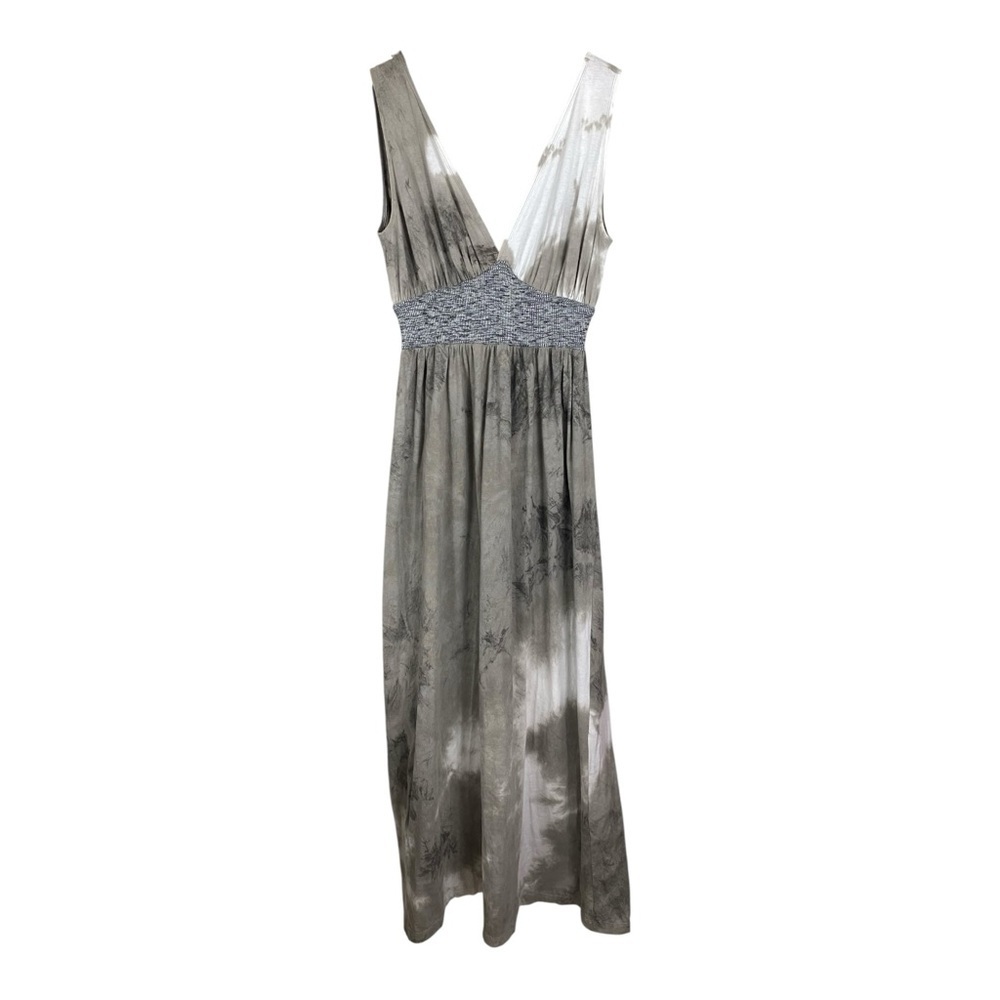 tonle Womens Maxi Dress Size Medium Tie Dye Beige Taupe Sleeveless